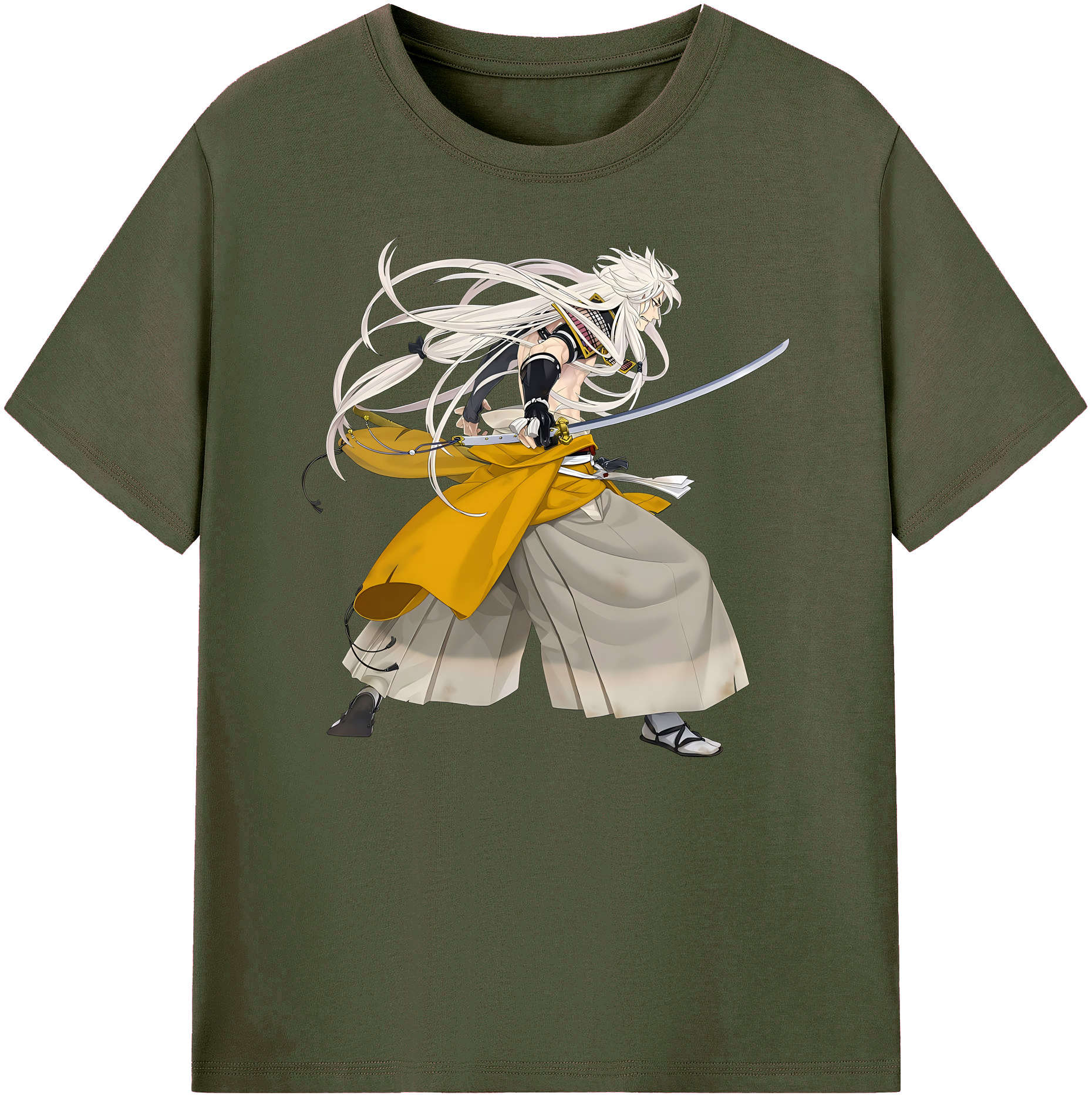 （画像用） 刀剣乱舞 Touken Ranbu 綿100％ メンズ半袖Tシャツ｜肌触りやわらか＆通気性